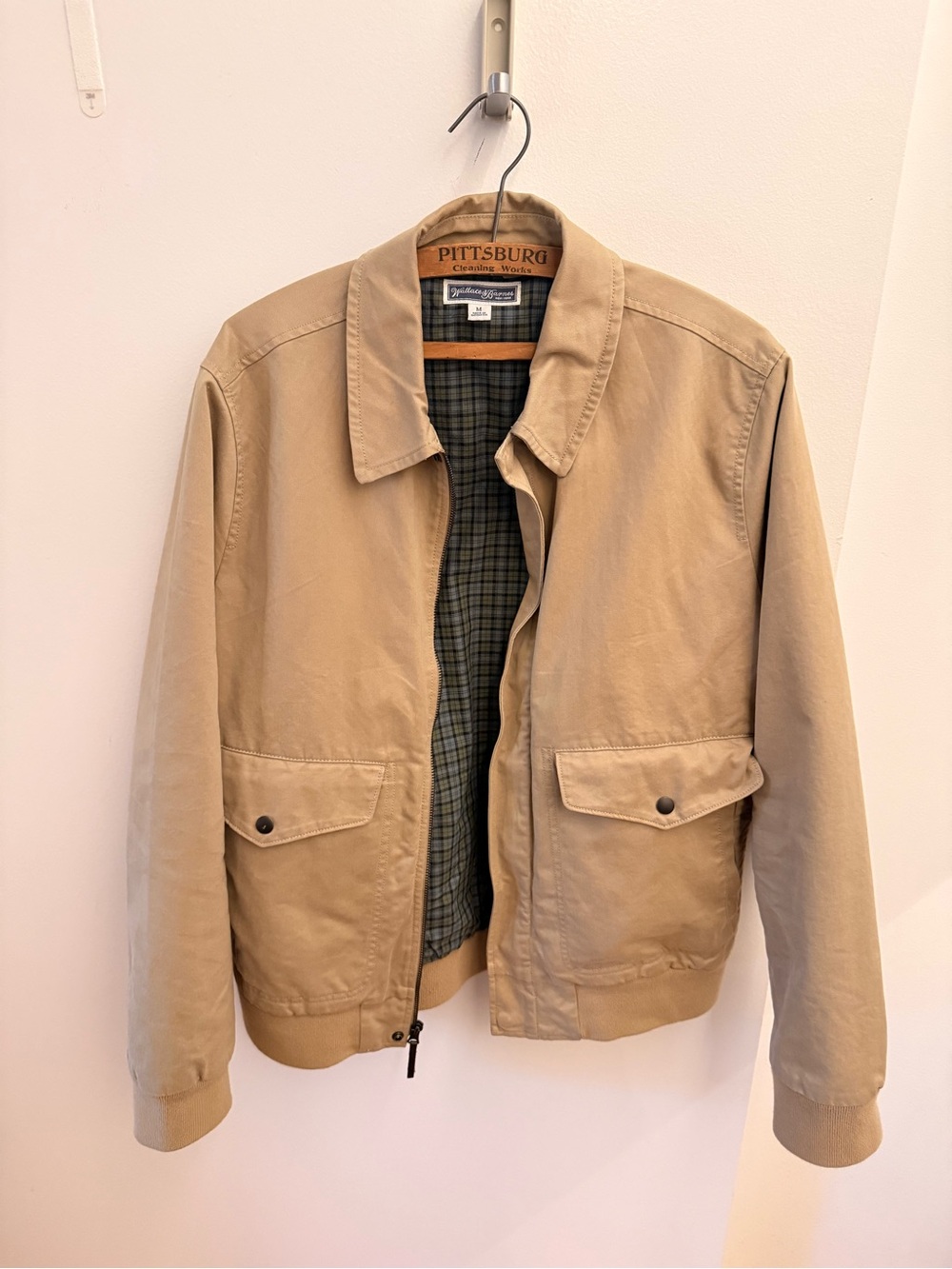 Wallace and Barnes Khaki Flight Jacket